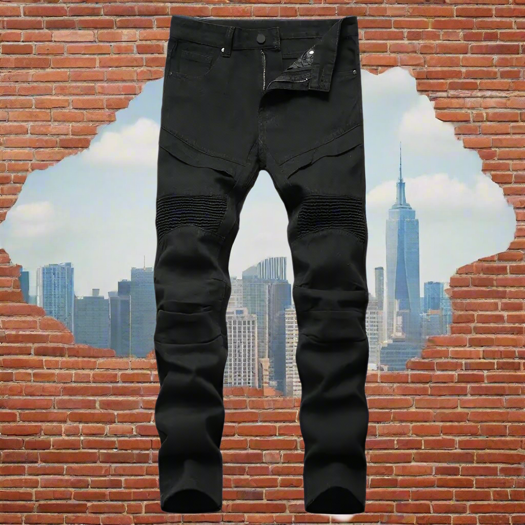 Alef Vakyr Collection | Street Dynamic Stretch Denim | Black Skinny Jeans