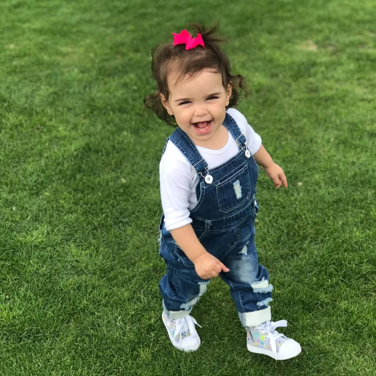 Baby Jeans Romper