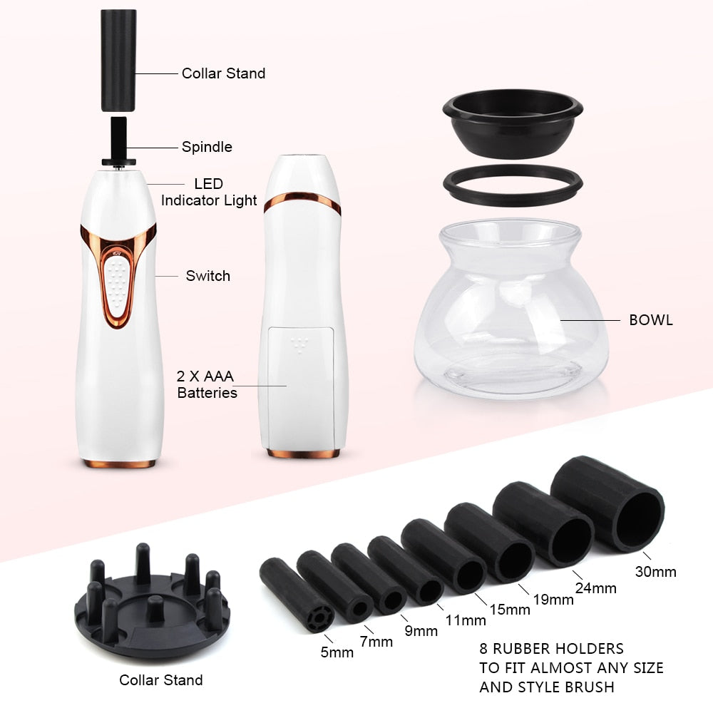 Makeup Brush Automatic Cleaner and Dryer Kit