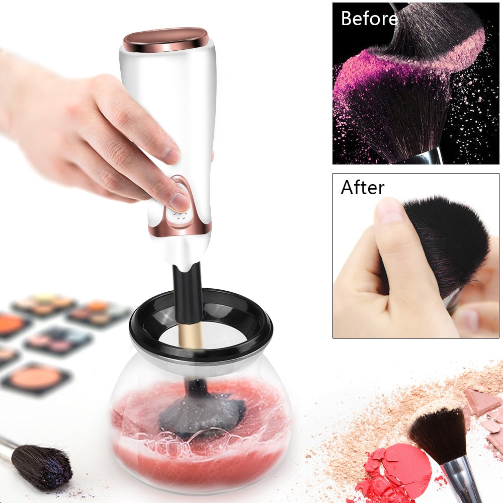 Makeup Brush Automatic Cleaner and Dryer Kit