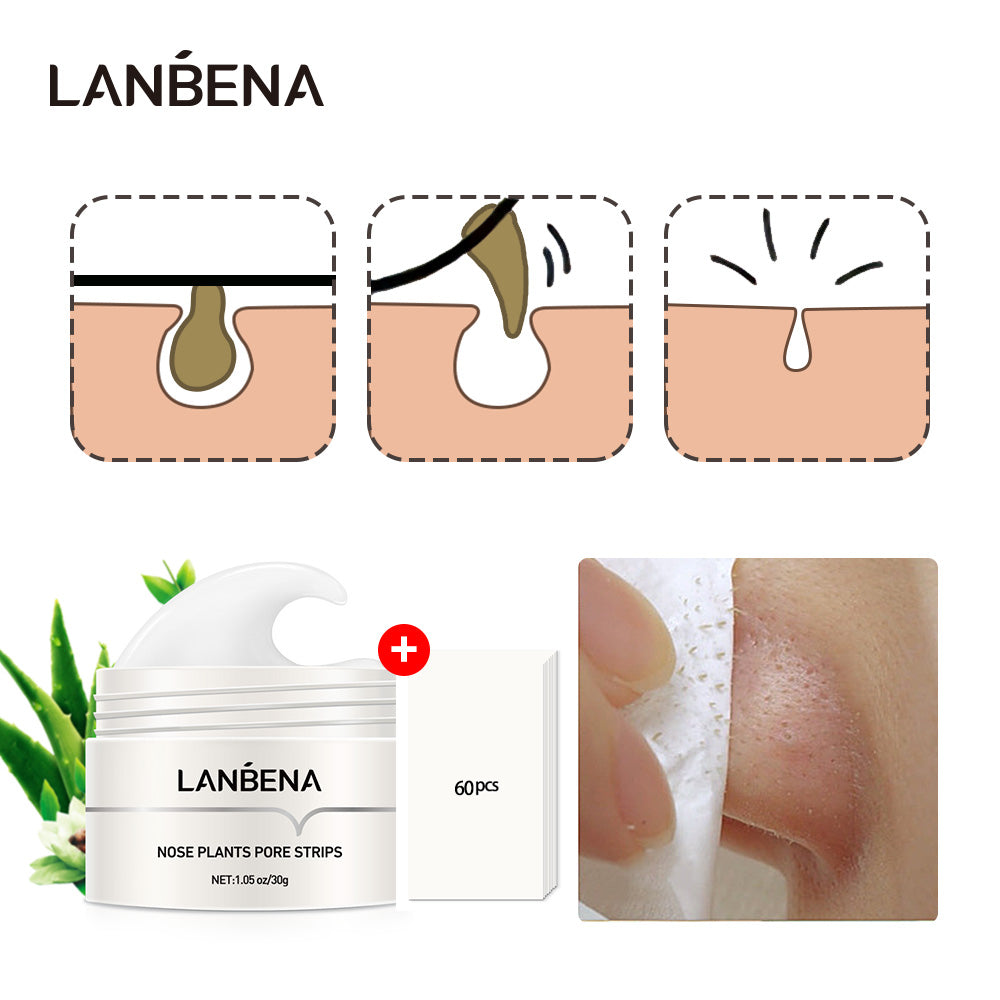 LANBENA (Limited Edition) Blackhead Remover Mask - Nose Plants Pore Strips