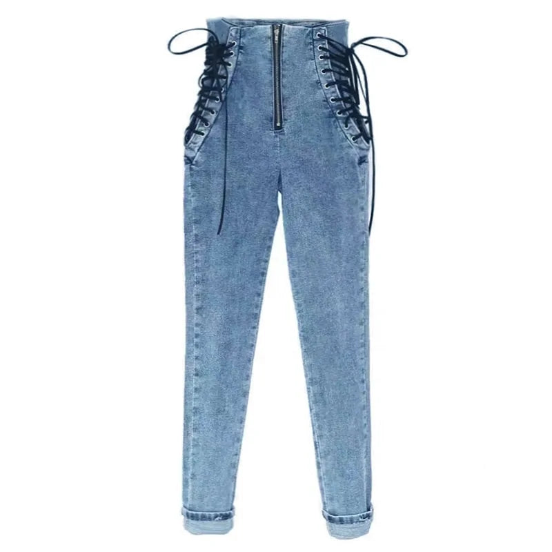 High Waist Corset Jeans