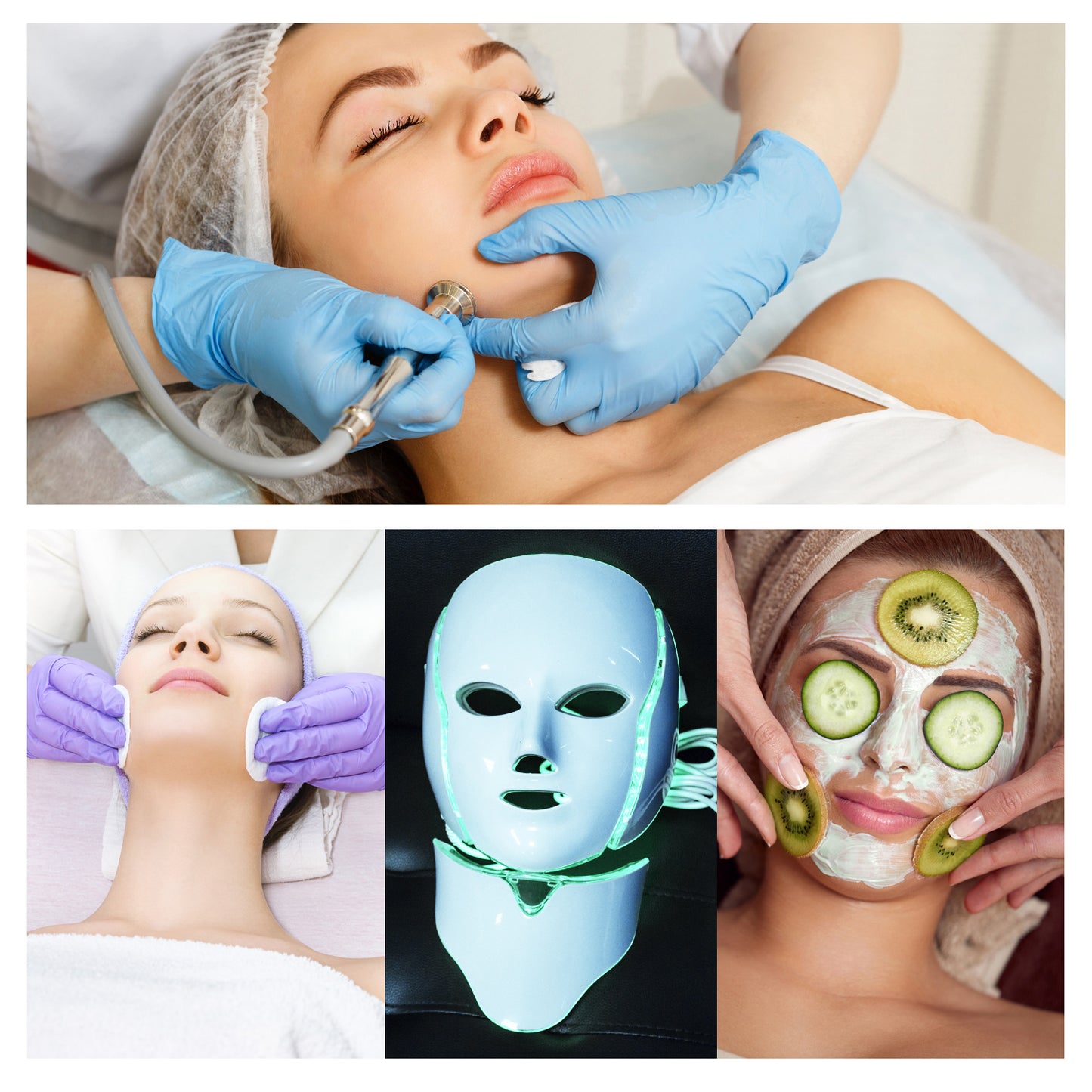 Colourful LED Beauty Mask by Facial Photonics XCEL