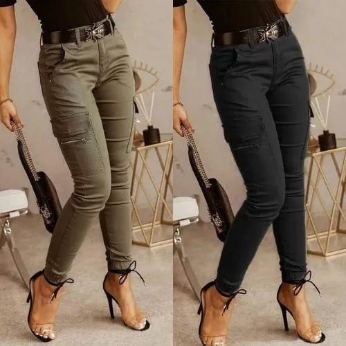 Alef Vakyr Collection | Elastic Fit | Cargo Jeans