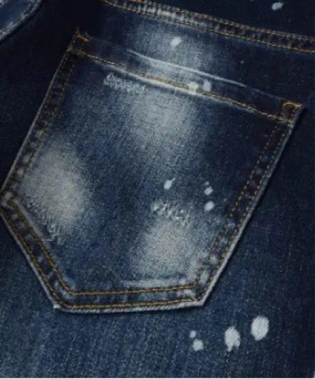 Alef Vakyr Collection | Street Dynamic Stretch Denim | Inked & Ripped Skinny Jeans
