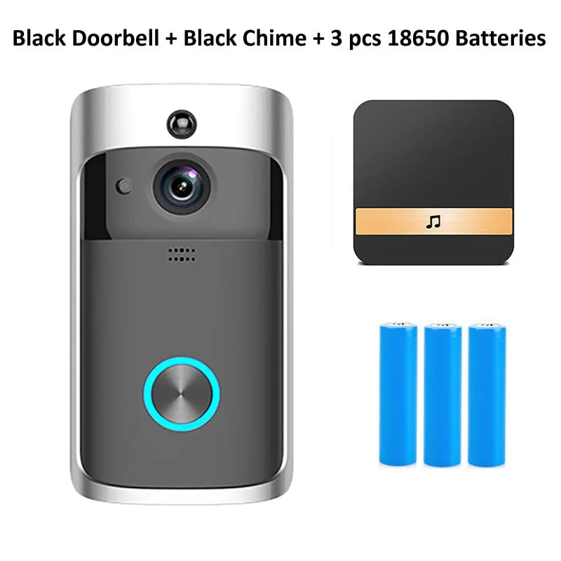 Wifi MultiUser WIDE ANGLE & NIGHT VISION - Ultimate Security Doorbell Camera