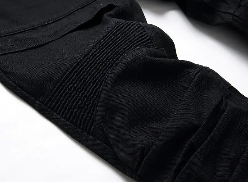 Alef Vakyr Collection | Street Dynamic Stretch Denim | Black Skinny Jeans