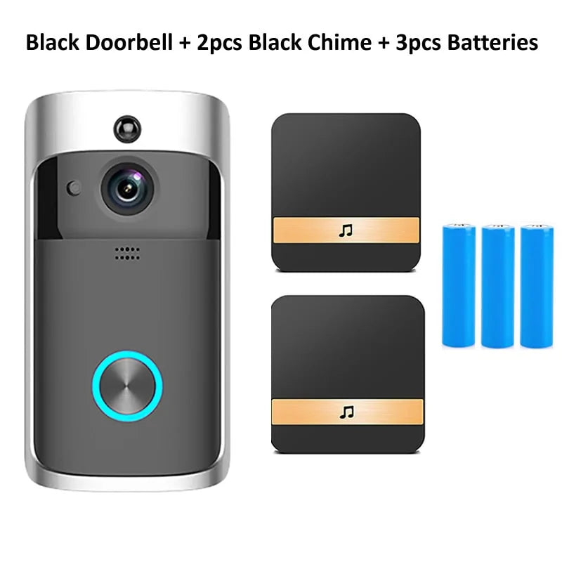 Wifi MultiUser WIDE ANGLE & NIGHT VISION - Ultimate Security Doorbell Camera