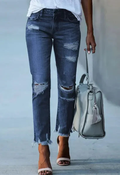 Alef Vakyr Collection | Street Denim | Ripped Tailored Jeans