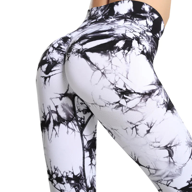 Tie-Dye-Print Leggings