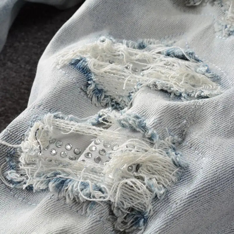 Rock Star Ripped Jeans | Sparkling Pale Limited Edition