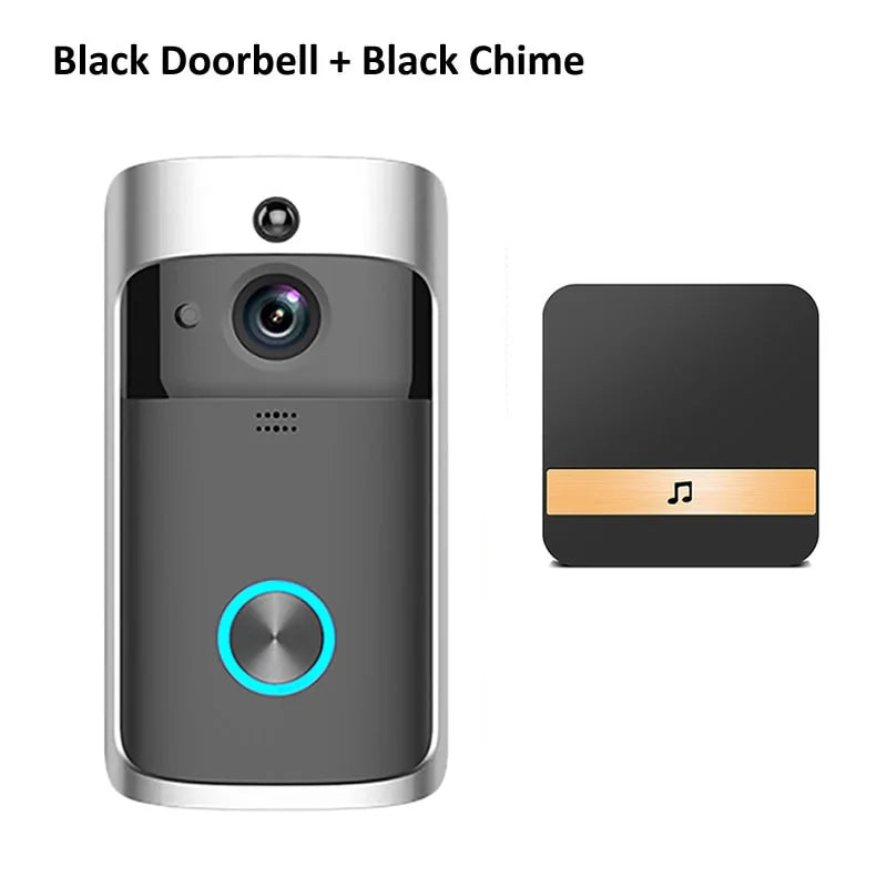 Wifi MultiUser WIDE ANGLE & NIGHT VISION - Ultimate Security Doorbell Camera