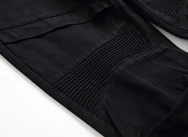 Alef Vakyr Collection | Street Dynamic Stretch Denim | Black Skinny Jeans