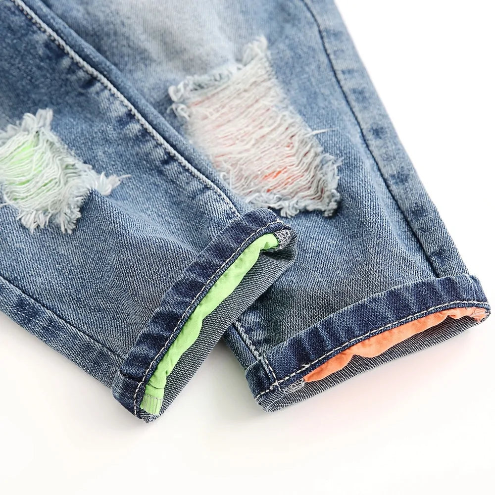 Baby Jeans Romper
