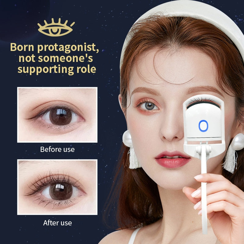 Natural Looking & False Eyelash Electrical Heat Curler | Travel Edition (Longer Battery Life)