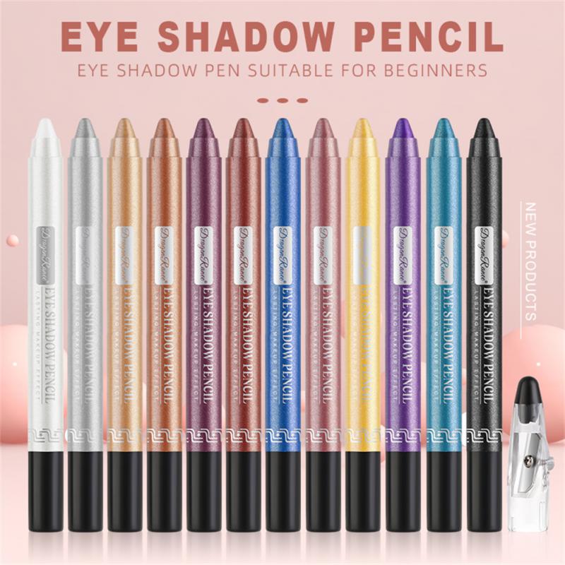 12 Color Tone - Pearlescent Eyeshadow Pencil Set