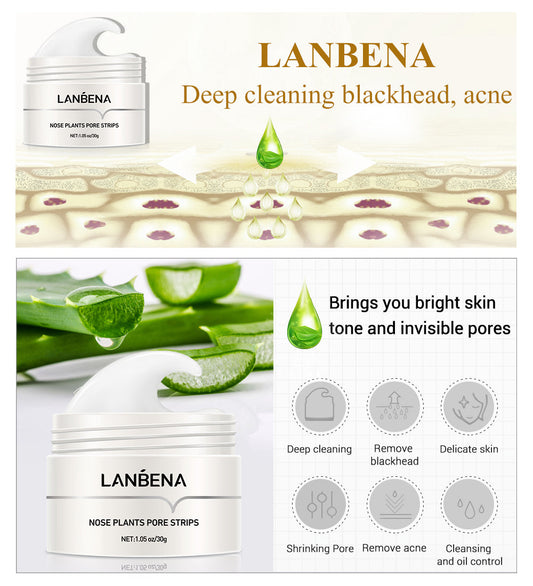 LANBENA (Limited Edition) Blackhead Remover Mask - Nose Plants Pore Strips