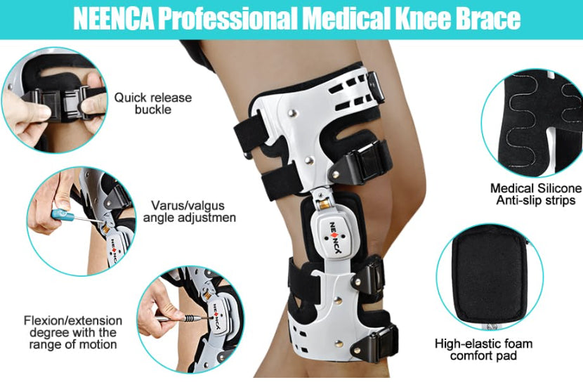 Knee Brace PRO+ by NEENCA° (Medical Sports Grade)