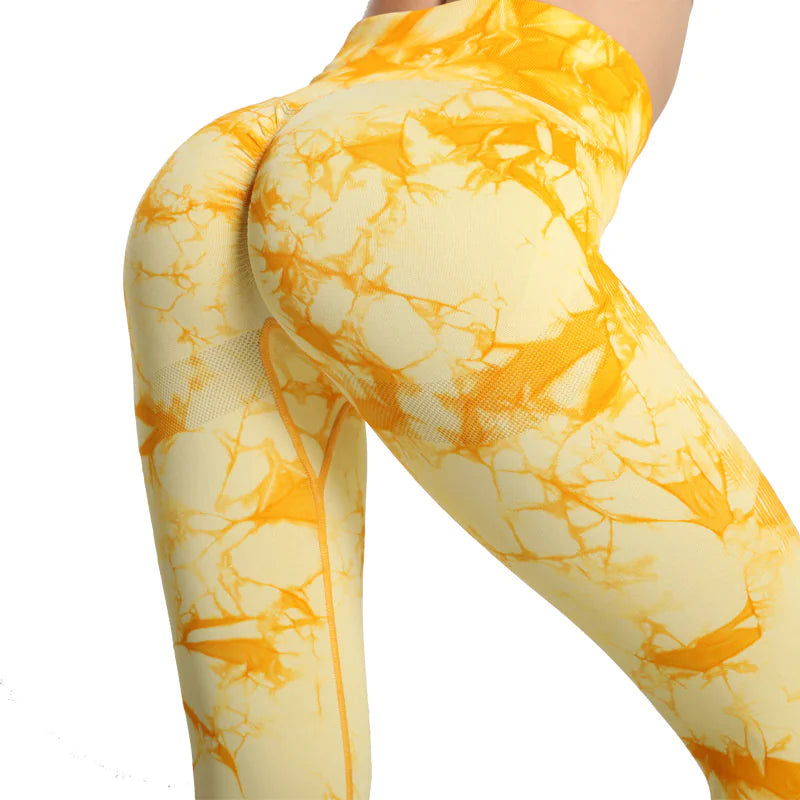 Tie-Dye-Print Leggings