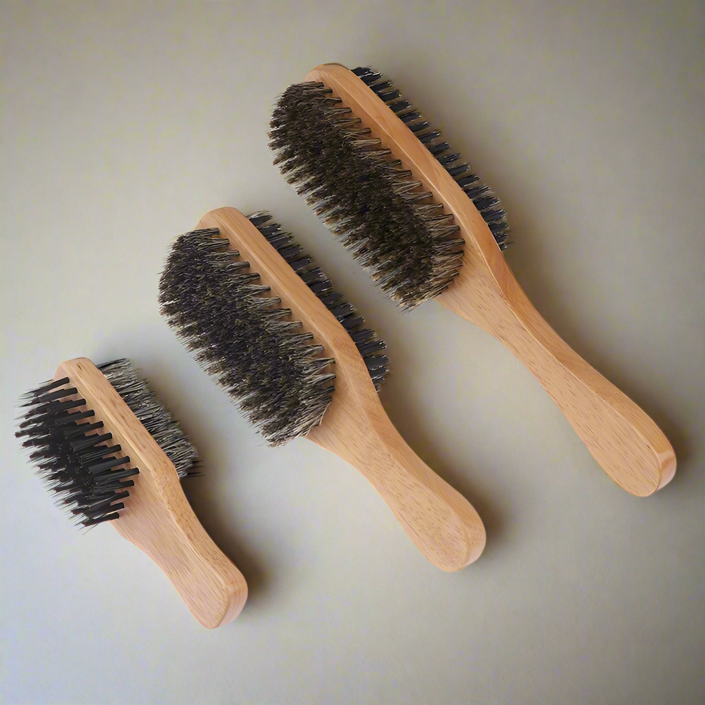 Men Boar Bristle Beard Brush