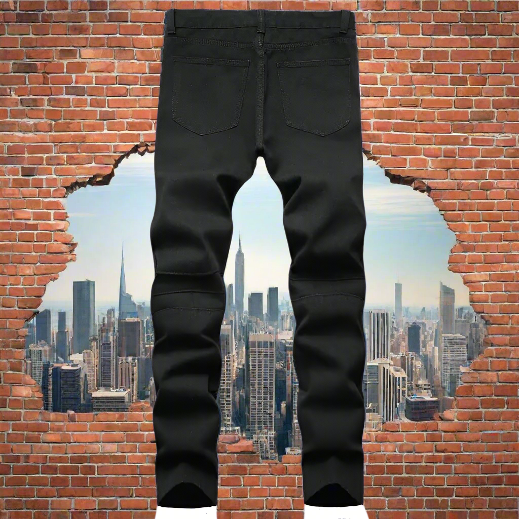 Alef Vakyr Collection | Street Dynamic Stretch Denim | Black Skinny Jeans