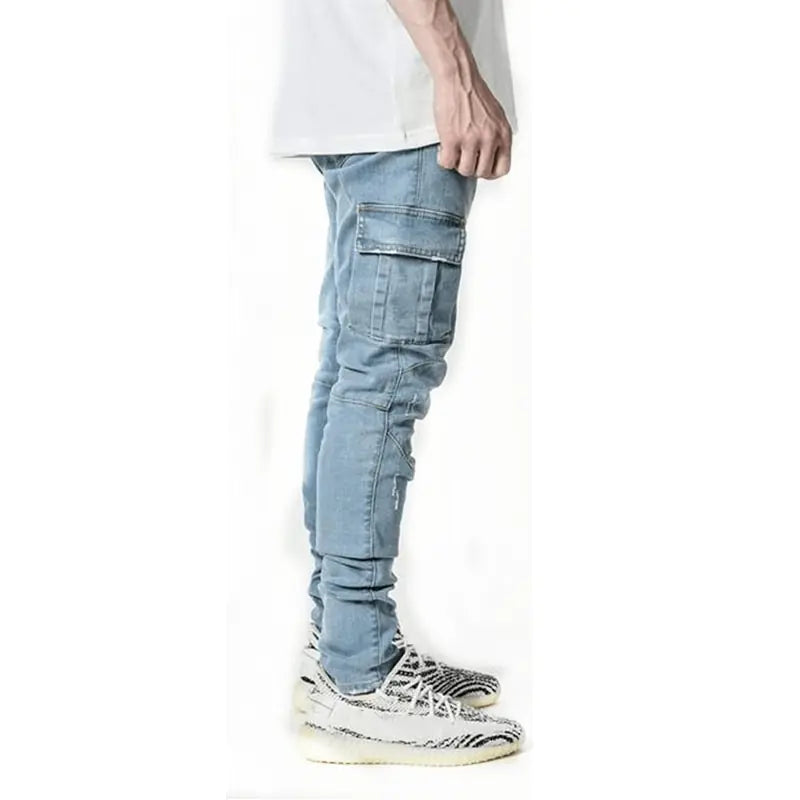 Alef Vakyr Collection | Street Denim | Cargo Skinny Jeans