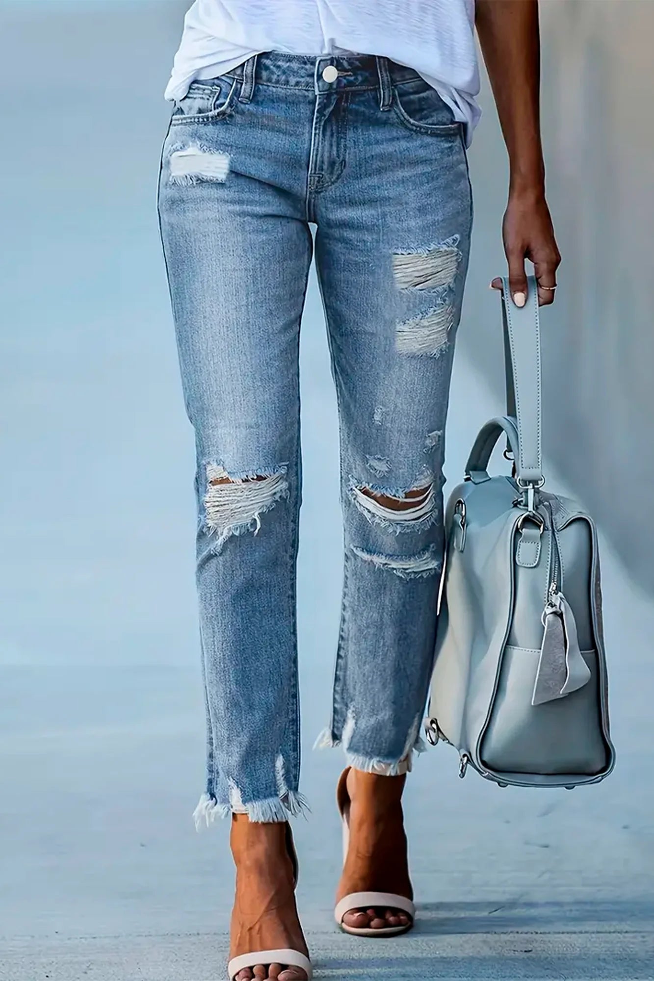 Alef Vakyr Collection | Street Denim | Ripped Tailored Jeans