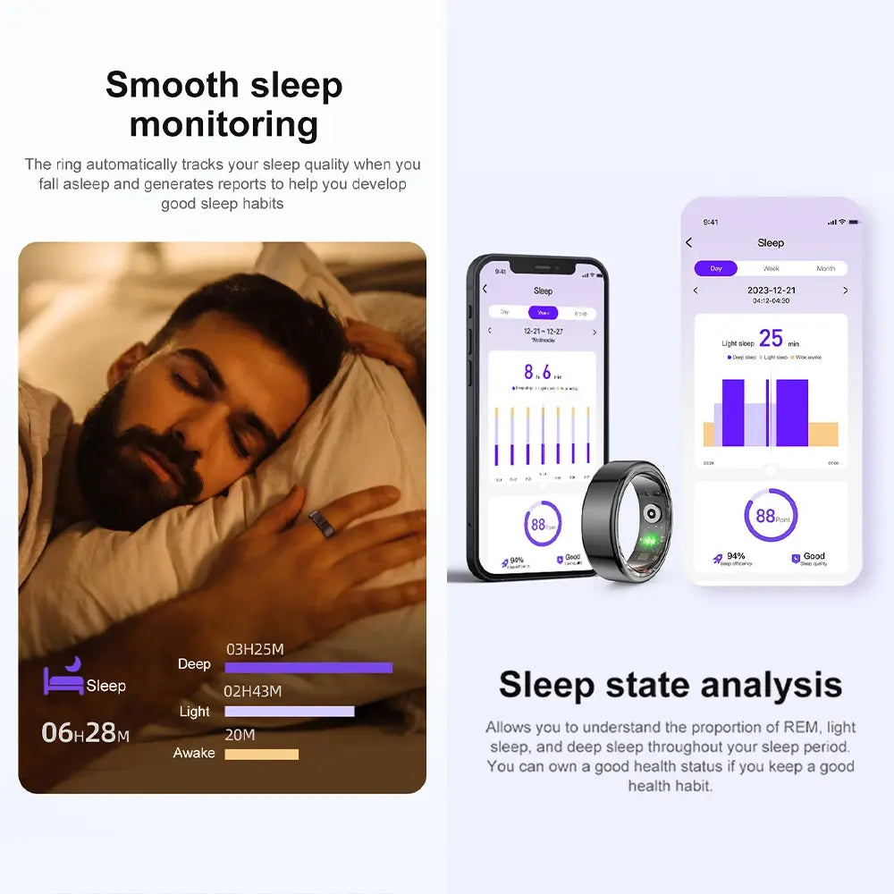 Multifunctional Health Tracker Smart Bracelet