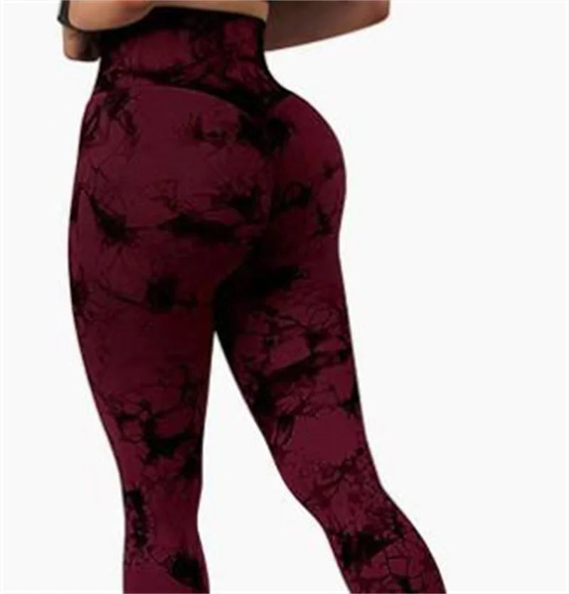 Tie-Dye-Print Leggings